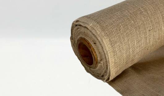 Juteväv på rulle